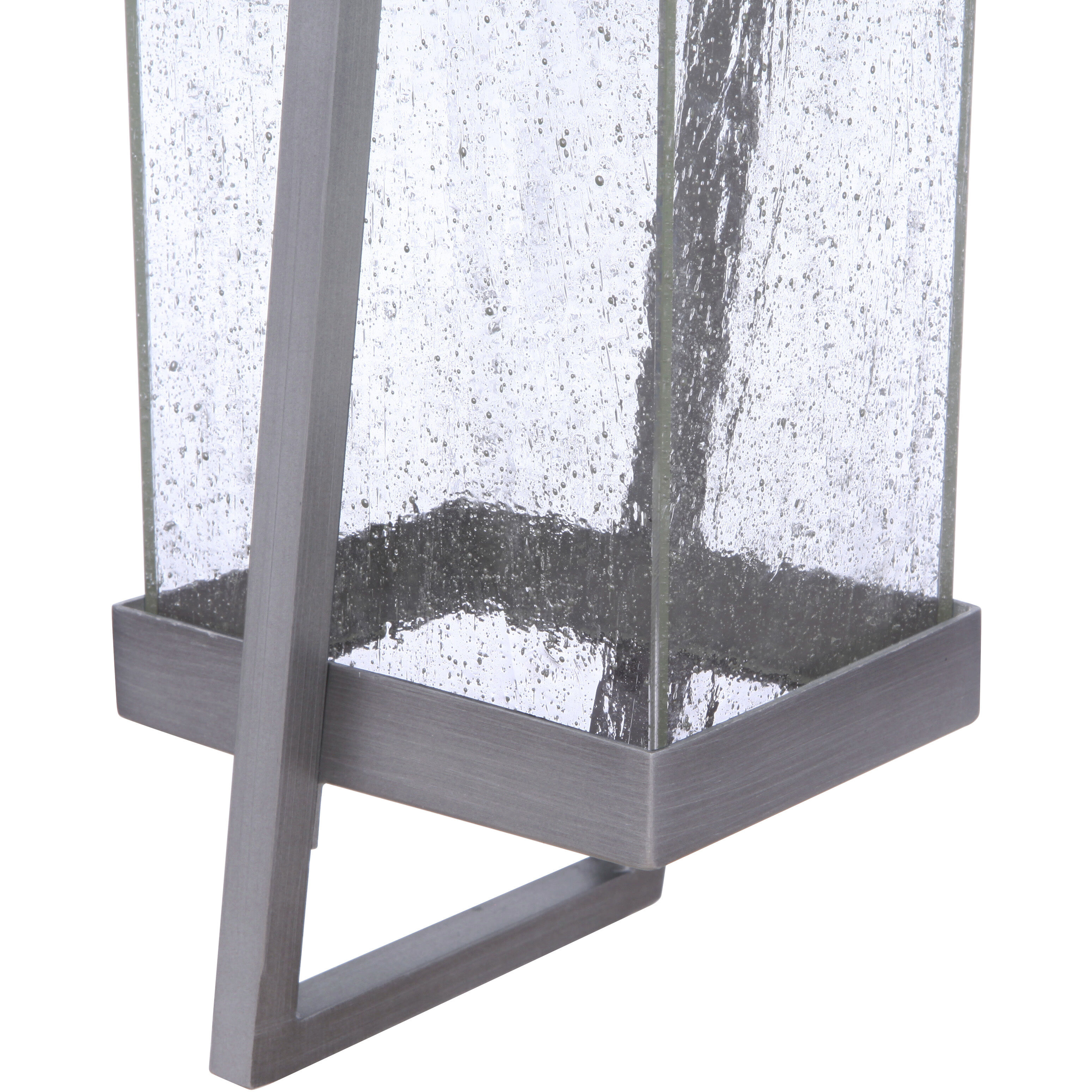 Bryce LED 20 inch Brushed Titanium Outdoor Wall Lantern