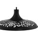 Pocco 1 Light 21.25 inch Flat Black Pendant Ceiling Light