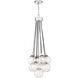 Neighborhood Que 9 Light 16.25 inch Chrome Pendant Ceiling Light