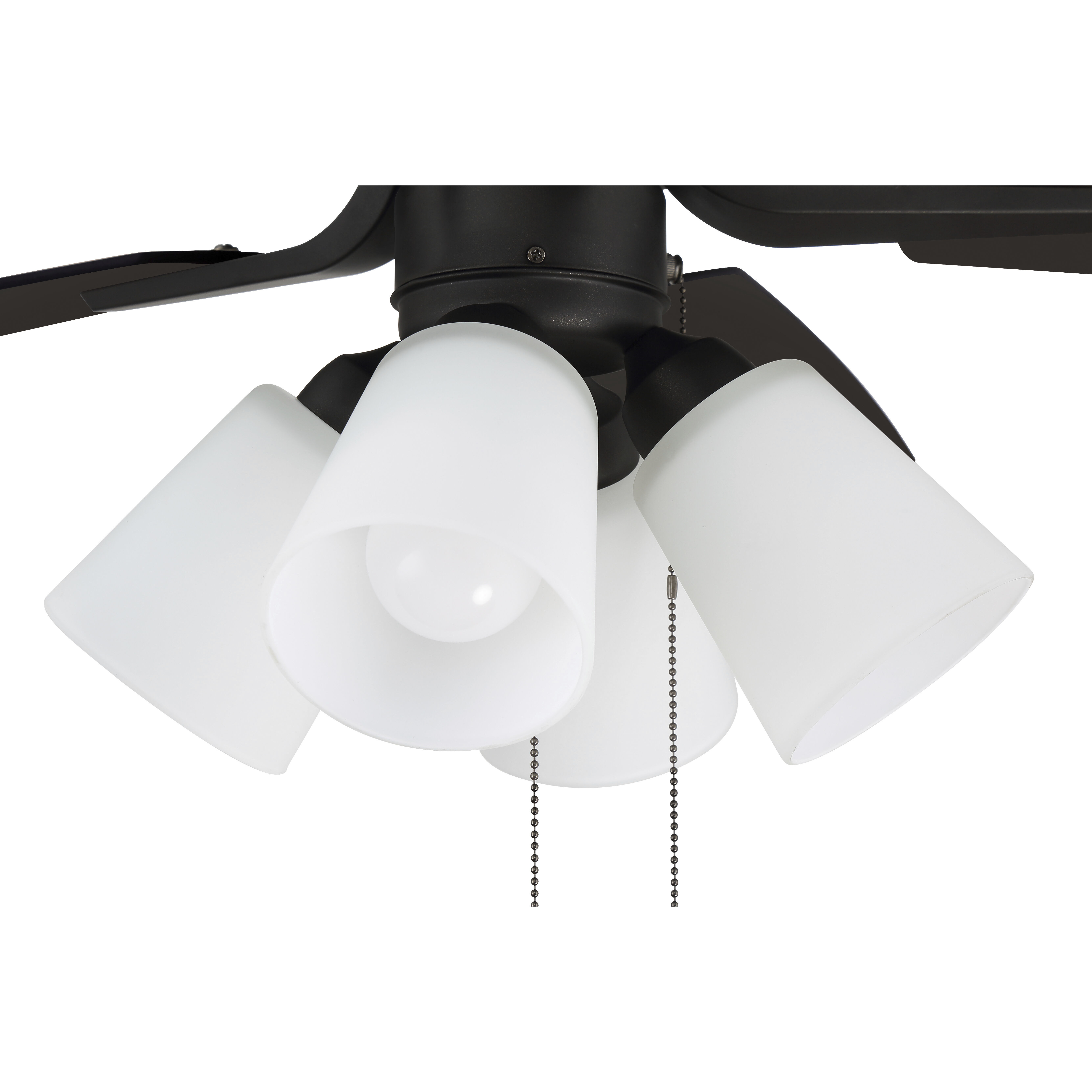 Pro Plus 114 52 inch Espresso with Espresso/Walnut Blades Contractor Ceiling Fan