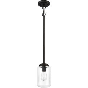 Crosspoint 1 Light 5 inch Espresso Outdoor Pendant