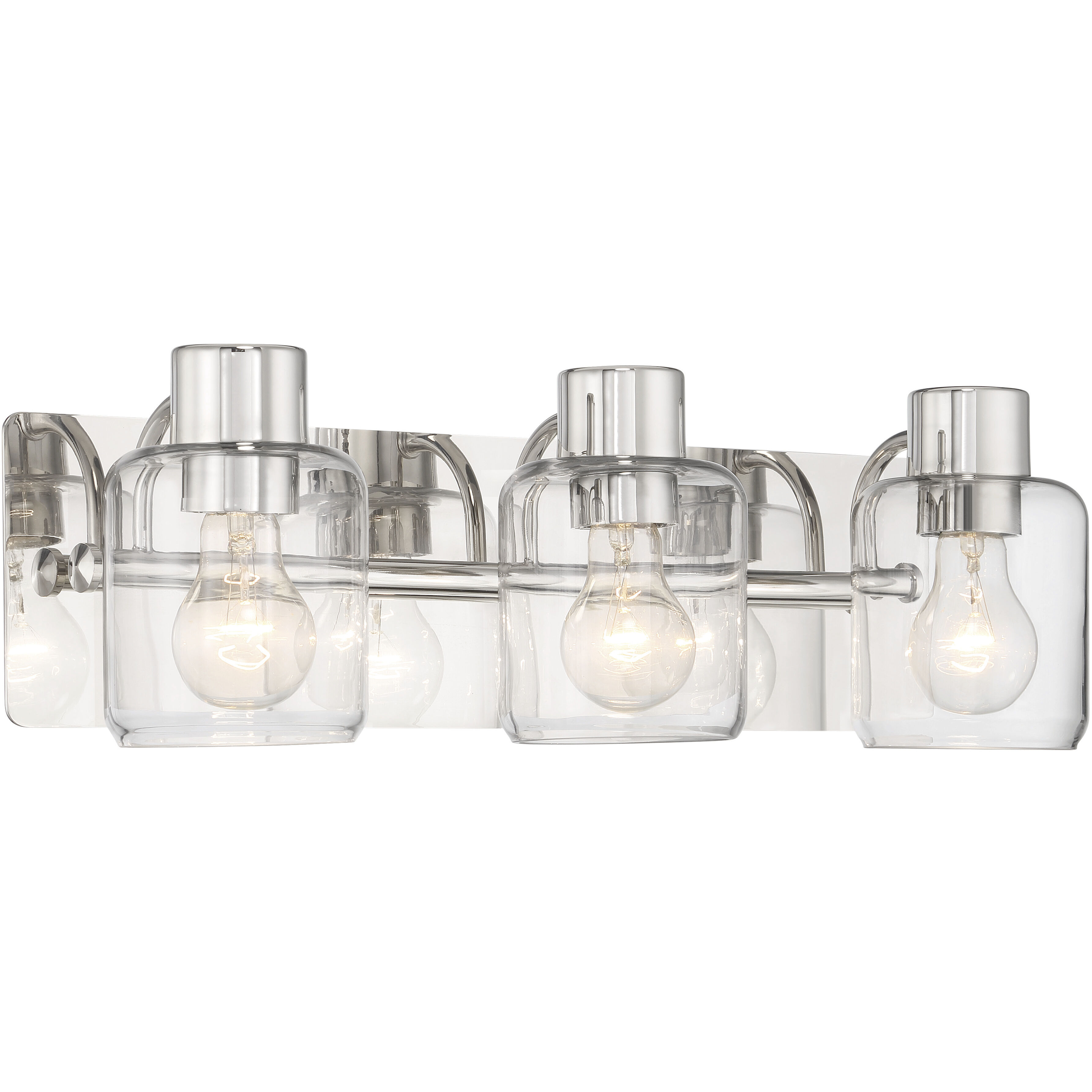 Rori 3 Light 20.25 inch Polished Nickel Vanity Light Wall Light