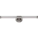 Contrast LED 24 inch Brushed Polished Nickel Vanity Light Wall Light