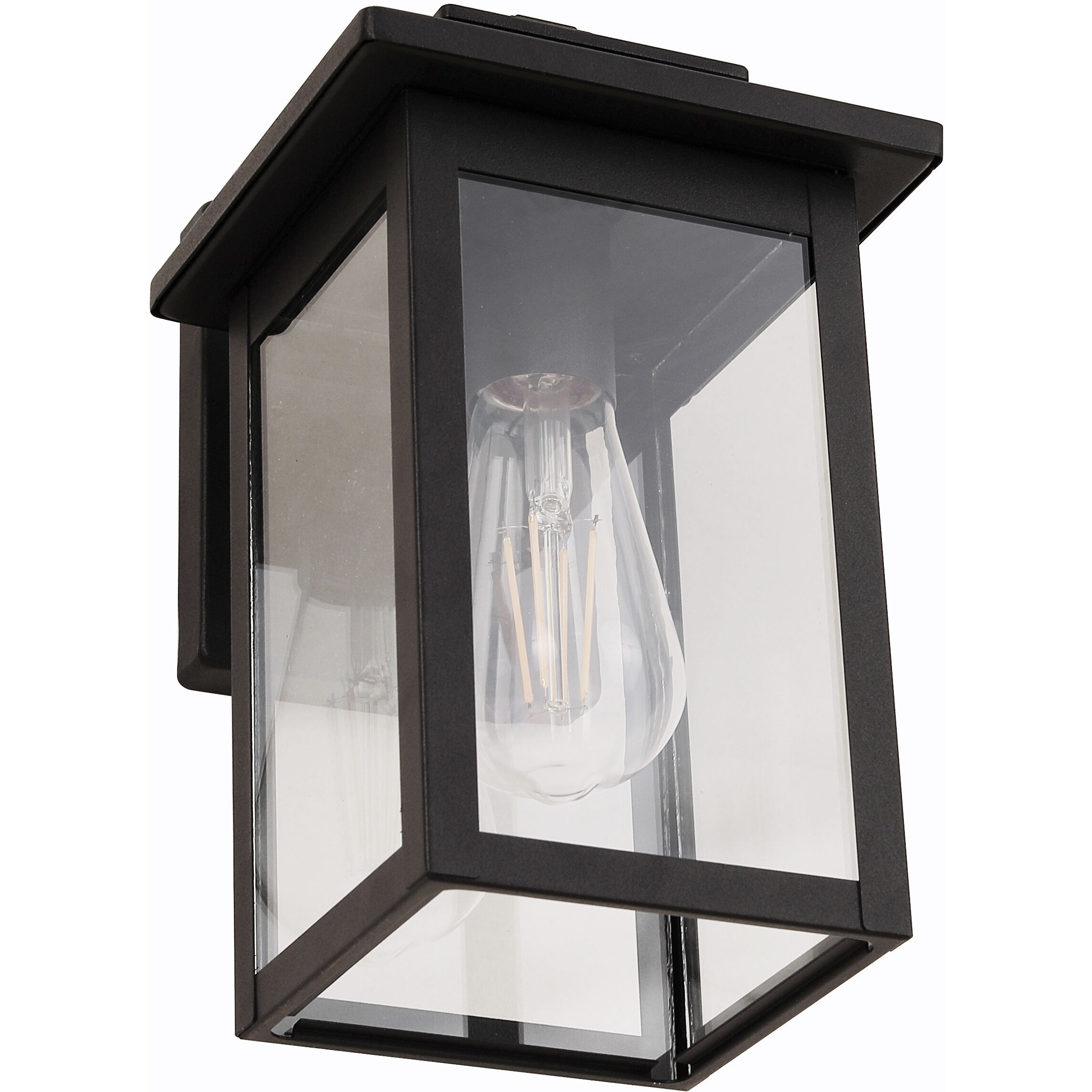 Rock Creek 1 Light 10.25 inch Textured Black Outdoor Wall Lantern