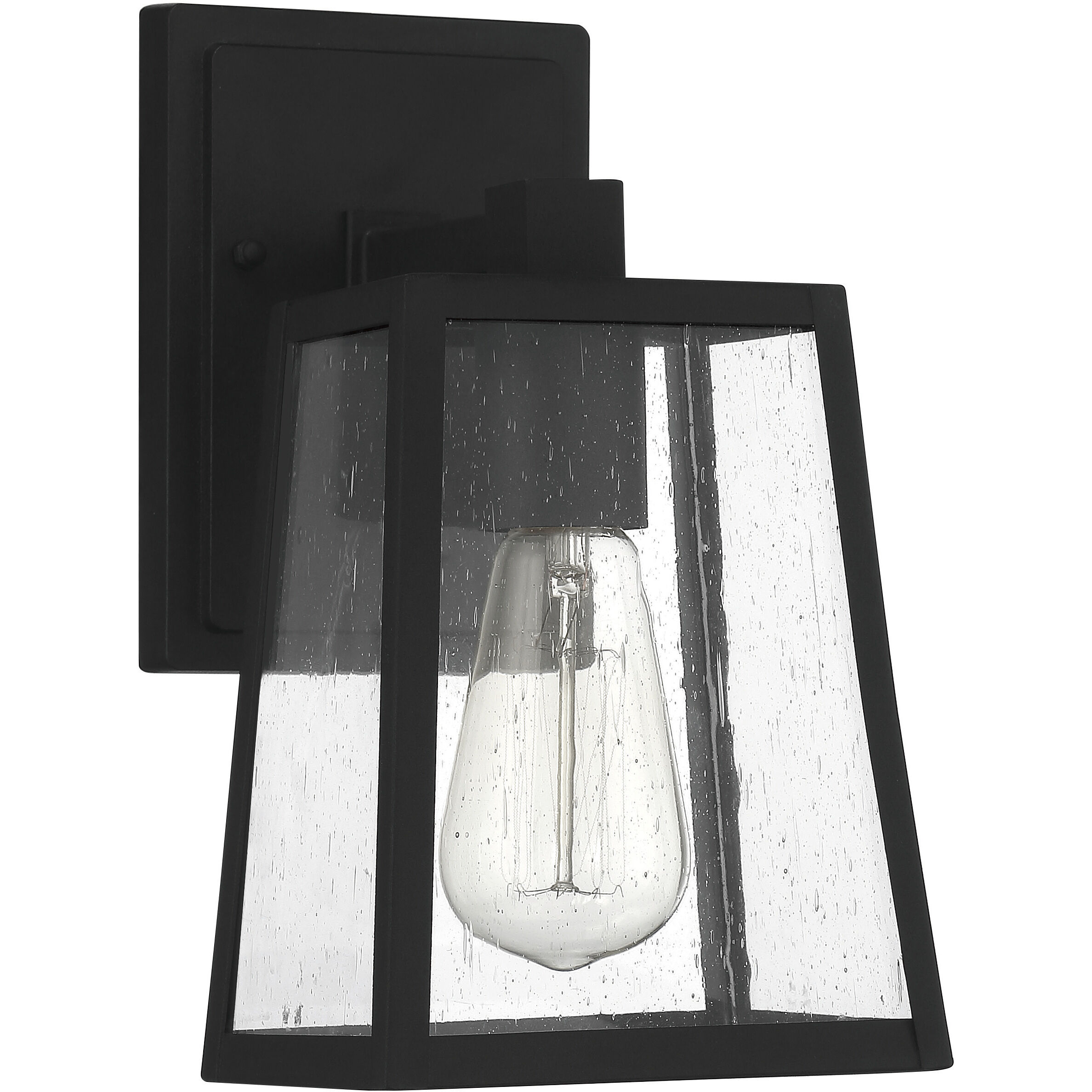 Dunn 1 Light 10 inch Textured Matte Black Outdoor Wall Mount, Small