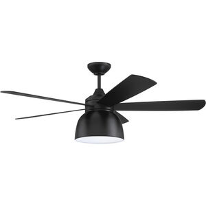 Ventura 52 inch Flat Black Indoor/Outdoor Ceiling Fan