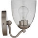 Neighborhood Hillridge 1 Light 5.5 inch Brushed Polished Nickel Wall Sconce Wall Light, Neighborhood Collection