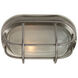 Bulkheads 1 Light 5 inch Stainless Steel Outdoor Flushmount, Small