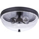 Sivo 2 Light 13 inch Midnight Outdoor Flushmount