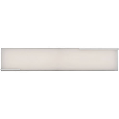 Vibe LED 24 inch Brushed Polished Nickel Vanity Light Wall Light in 24 in.