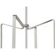 Shayna 4 Light 15 inch Brushed Polished Nickel Foyer Light Ceiling Light