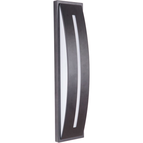 Luna LED 17 inch Midnight Outdoor Wall Mount, Small with Integrated LED