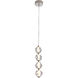 Jackie LED 6.3 inch Polished Nickel Pendant Ceiling Light