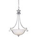 Chelsea 3 Light 17.25 inch Chrome Pendant Ceiling Light, Jeremiah