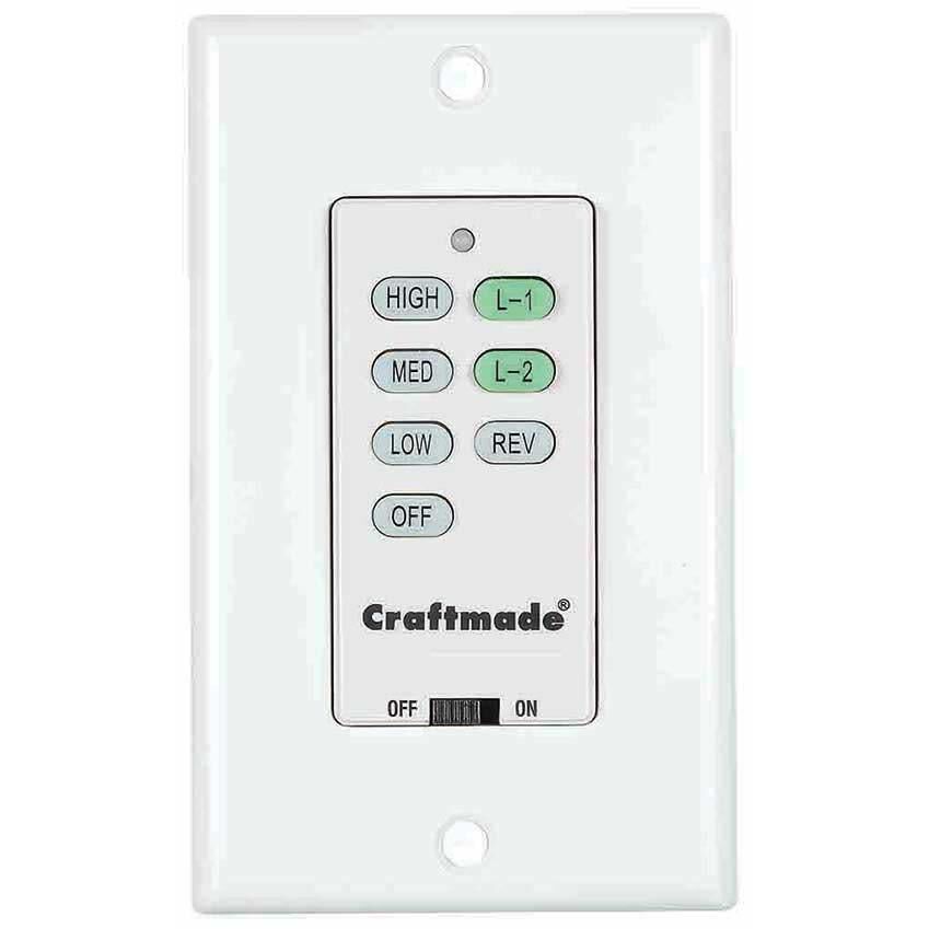 ICS White Fan and Light Control, 1.5 Amp