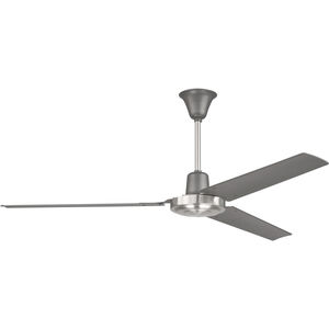 Utility 56 inch Titanium/Brushed Polished Nickel with Titanium Finish Blades Ceiling Fan (Blades Included)