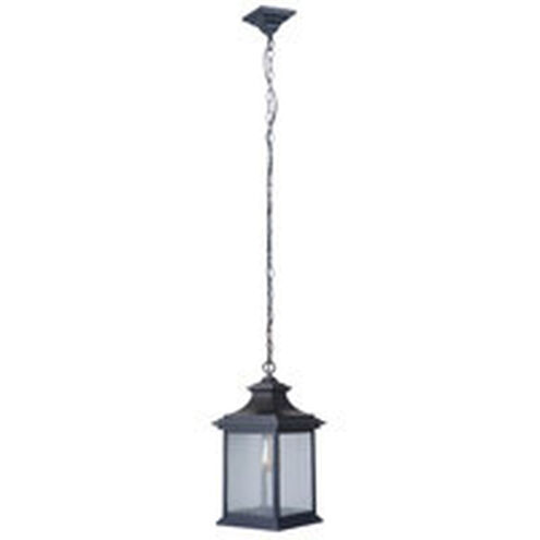 Gentry 1 Light 9 inch Midnight Outdoor Pendant