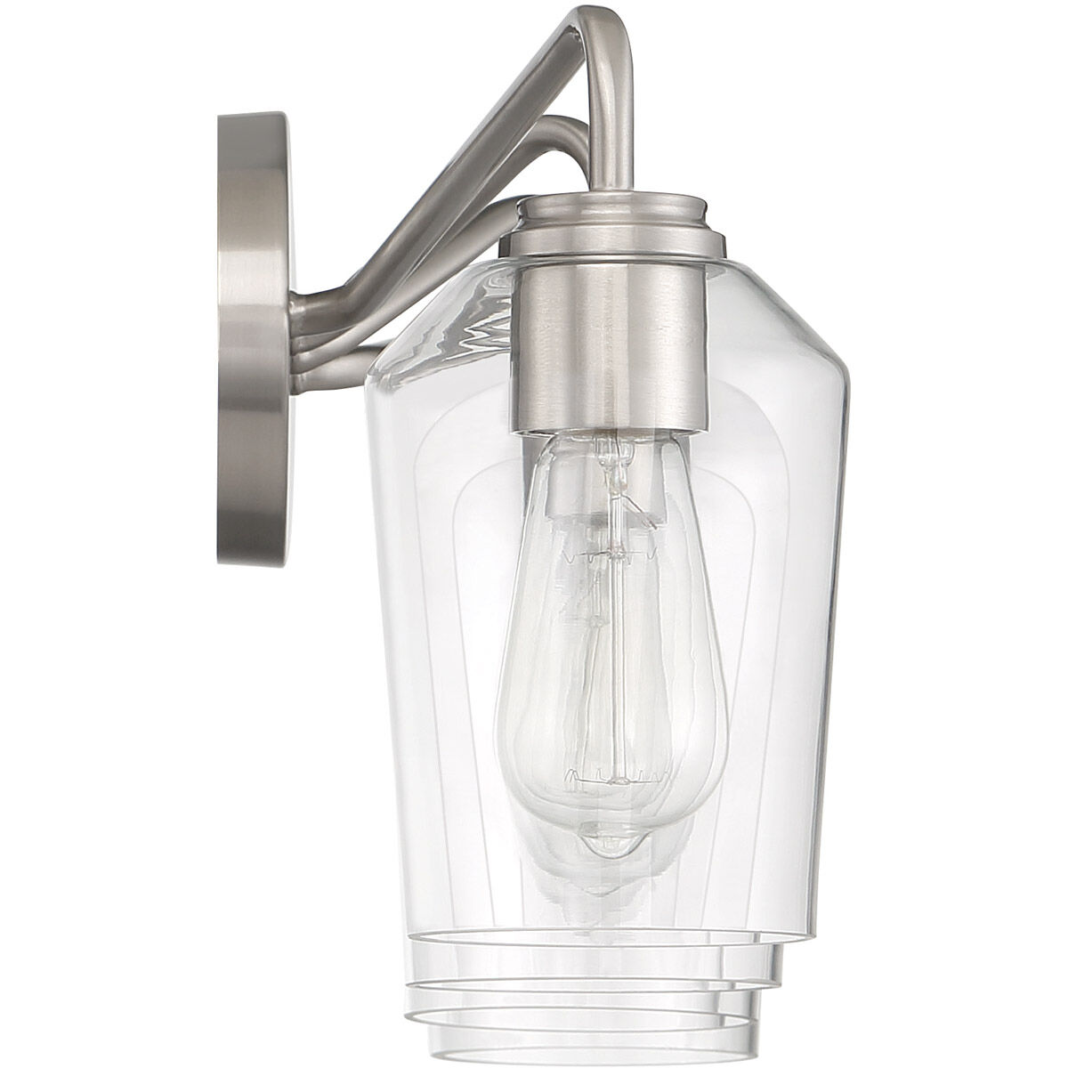 Shayna 4 Light 31 inch Brushed Polished Nickel Vanity Light Wall Light