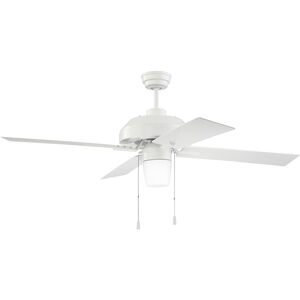 South Beach 52 inch White Indoor/Outdoor Ceiling Fan