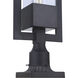 Perimeter 1 Light 25 inch Midnight Outdoor Post Mount