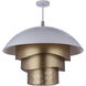 Sculptural Statement 1 Light 31.25 inch Pendant
