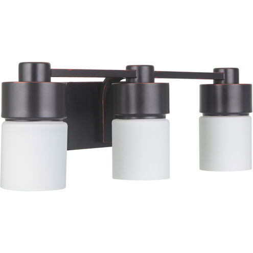 Neighborhood District 3 Light 22 inch Flat Black Vanity Light Wall Light