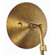 Orion 1 Light 6 inch Patina Aged Brass Wall Sconce Wall Light