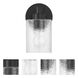 Lyndsey Wall Sconce Wall Light in Flat Black