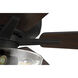 Super Pro 101 60 inch Espresso with Espresso/Walnut Blades Contractor Ceiling Fan