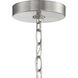 Collins 4 Light 23.75 inch Brushed Polished Nickel Chandelier Ceiling Light