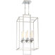 Cubic 6 Light 15.5 inch Chrome Foyer Light Ceiling Light