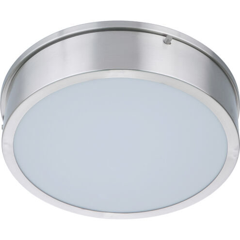 Fenn LED 13 inch Brushed Polished Nickel Flushmount Ceiling Light