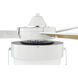 Intrepid 52 inch White with White/Ash Blades Ceiling Fan