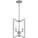 Shayna 3 Light 13 inch Brushed Polished Nickel Foyer Light Ceiling Light