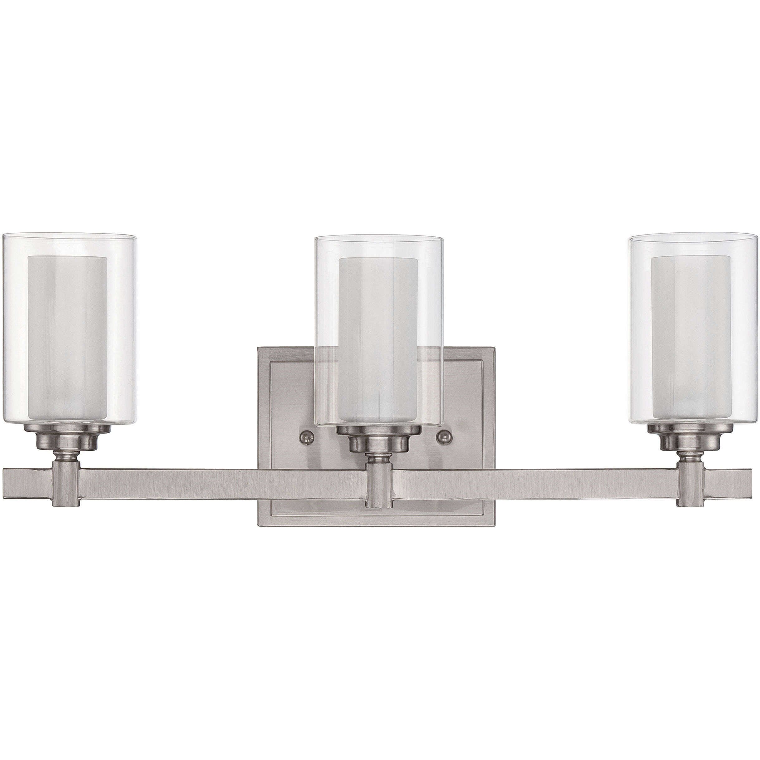 Neighborhood Celeste 3 Light 20 inch Brushed Polished Nickel Vanity Light Wall Light