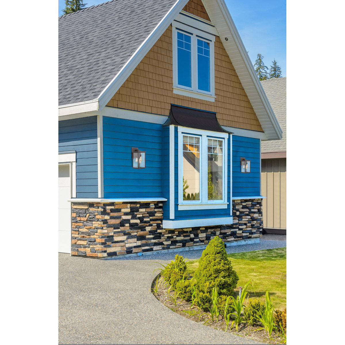 Riviera III 3 Light 8 inch Oiled Bronze Outdoor Outdoor Pendant, Large