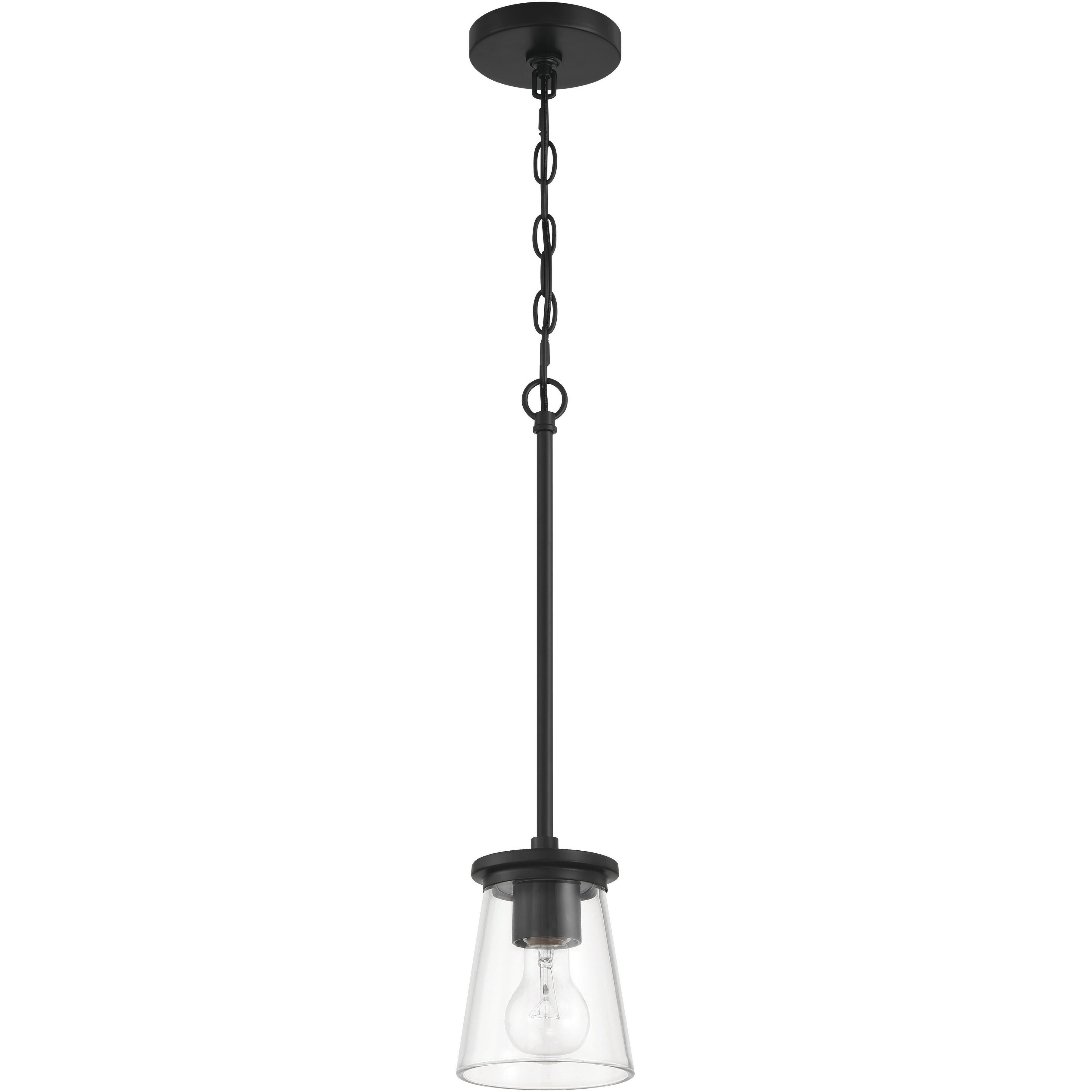 Connell 1 Light 5 inch Flat Black Mini Pendant Ceiling Light
