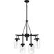Crosspoint 8 Light 30.25 inch Espresso Outdoor Chandelier