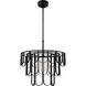 Melody 1 Light 24 inch Flat Black Pendant Ceiling Light