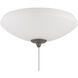Elegance LED White Frost Fan Bowl Light Kit, Universal Mount