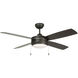 Laval 52 inch Espresso with Espresso/Dark Walnut Blades Ceiling Fan