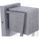 Bryce LED 17 inch Brushed Titanium Outdoor Wall Lantern