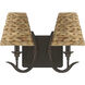 Kokomo 2 Light 14.13 inch Aged Bronze Brushed Wall Sconce Wall Light