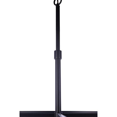 Mesh 12 Light 36 inch Flat Black Pendant Ceiling Light