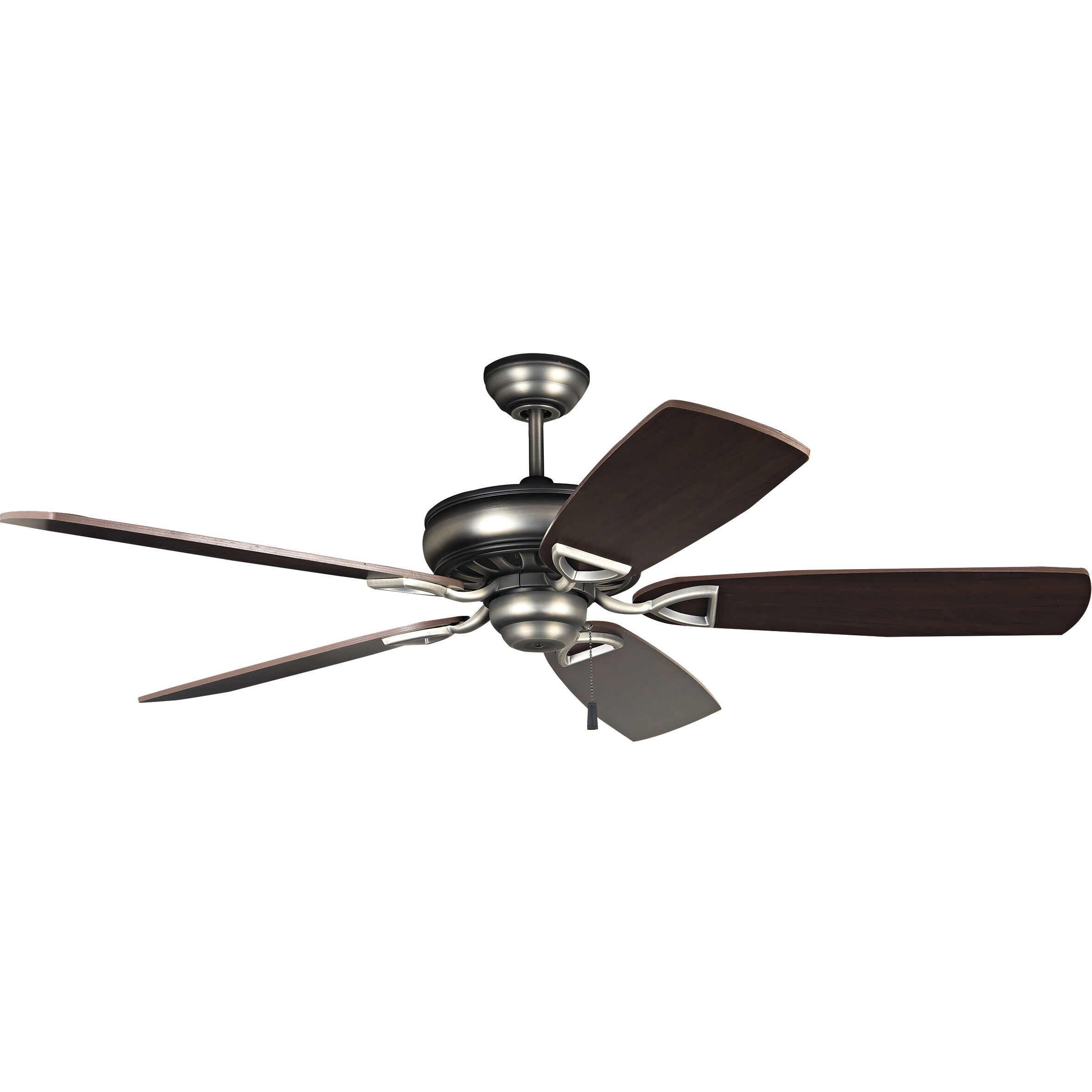 Craftmade K11026 Supreme Air 70 inch Dark Antique Nickel with Reversible Birch and Teak Blades Indoor Outdoor Ceiling Fan