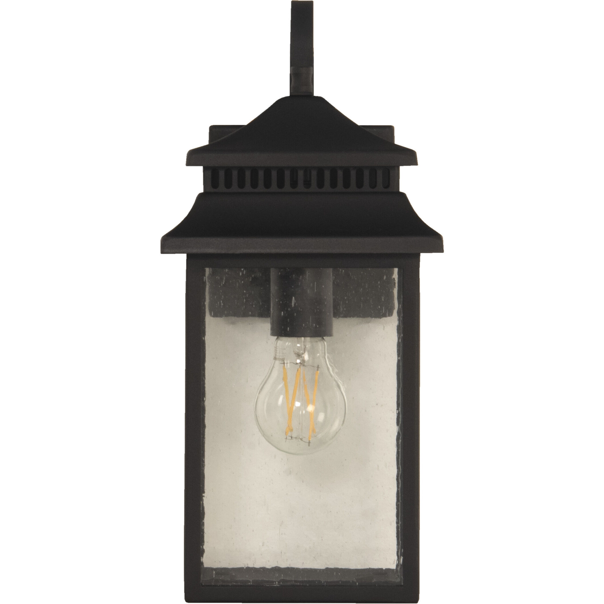 Crossbend 1 Light 15 inch Textured Black Outdoor Wall Mount in Textured Matte Black 