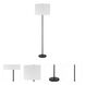 Jones 65 inch Flat Black Floor Lamp Portable Light