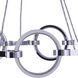 Context LED 36 inch Chrome Chandelier Ceiling Light