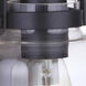 Foxwood 1 Light 5 inch Flat Black with Dark Teak Wall Sconce Wall Light in Flat Black/Dark Teak