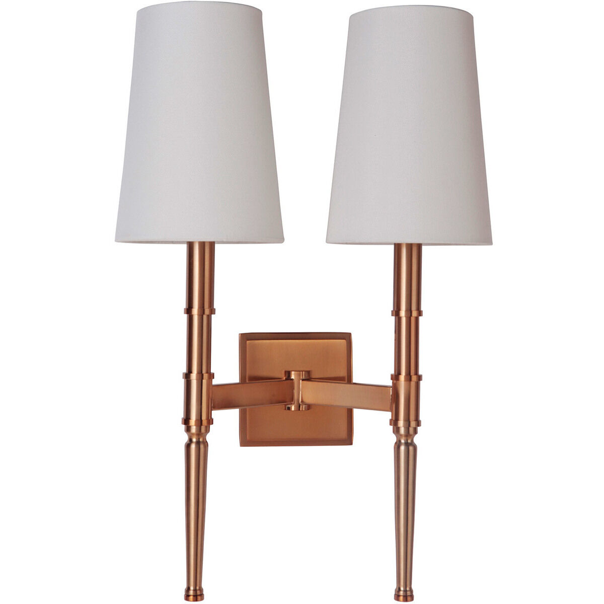 Ella 2 Light 13 inch Satin Brass Wall Sconce Wall Light